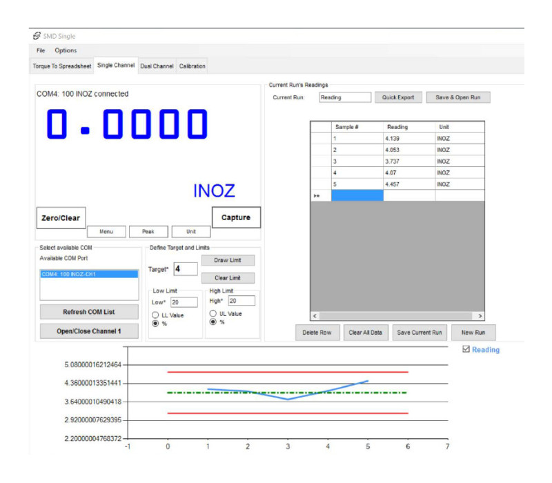 TTS-SC Software voor het verzamelen van torque gegevens & analyse